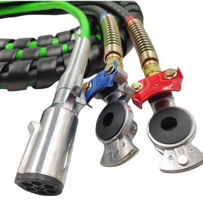 Speed Steel 15Ft 3 in 1 Truck Air Line ABS Power Cable con Glad Hand per Semi Truck Brake System