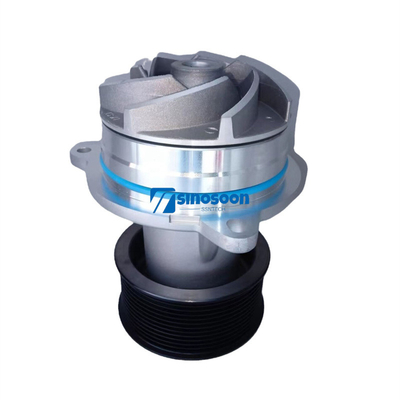 Pompa d'acqua di materiale metallico per Sinotruk HOWO T7H Shandeka C7H Haohan N7G Motore Steuermann