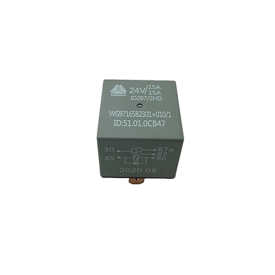 Top Howo T7h T5g Sitrak C7h Sistema elettrico Ricambi camion 24V 2X15A WG9716582301 010/1 Relay JD287/2HD
