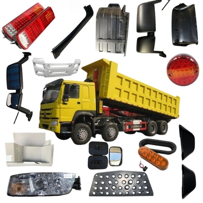 Parti di semirimorchio 12-25 t assi di rimorchio a carico utile con asse posteriore ABS in colore originale